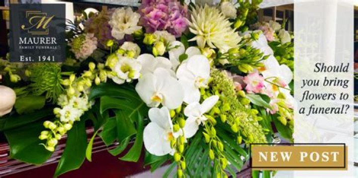 Should you bring flowers to a funeral?