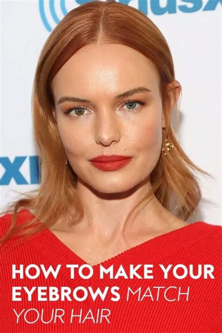 Should your eyebrows match your hair?