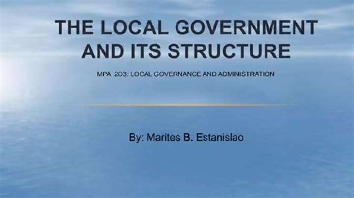 What are the functions of local government administration?