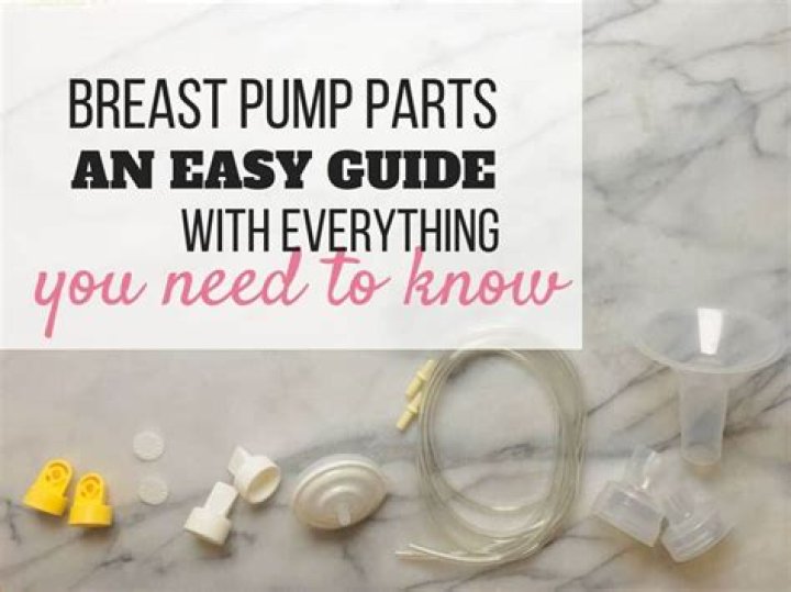 What are the parts of a breast pump?