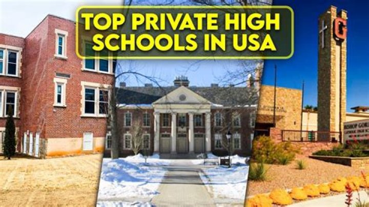 What are the top private schools in the US?