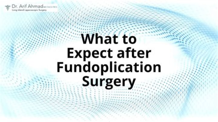 What can I expect after fundoplication surgery?