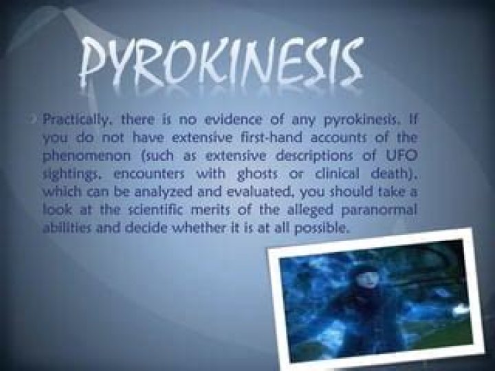 What can you do with Pyrokinesis?