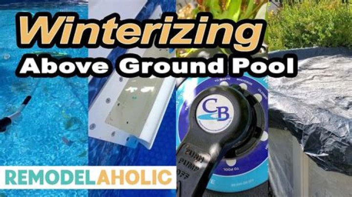 What chemicals do I need to winterize my above ground pool?