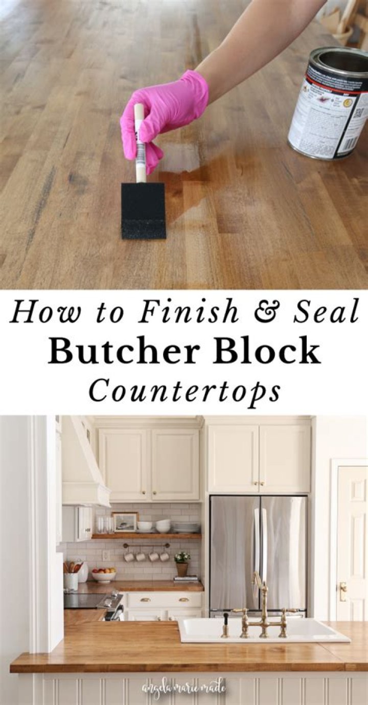 What do I use to finish a butcher block?