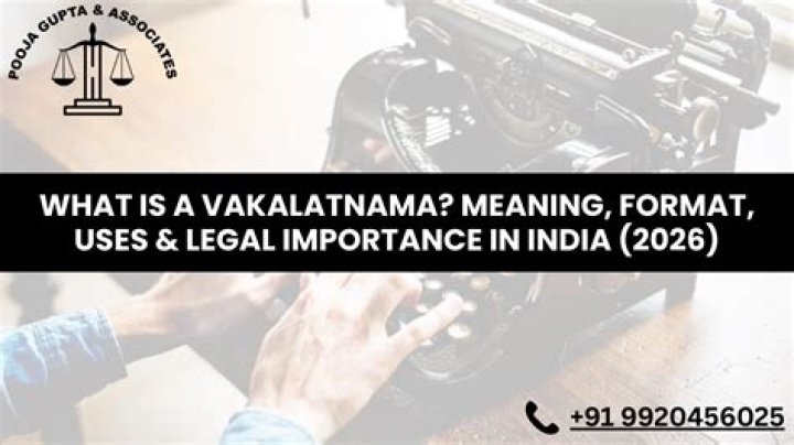 What do we call Vakalatnama in English?