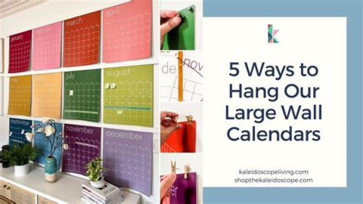 What do you use to hang a calendar?