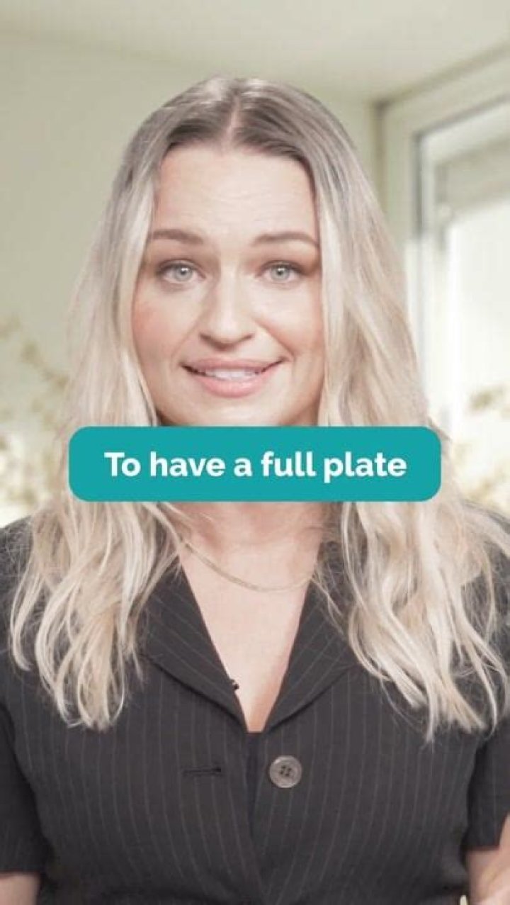 What does a full plate mean?