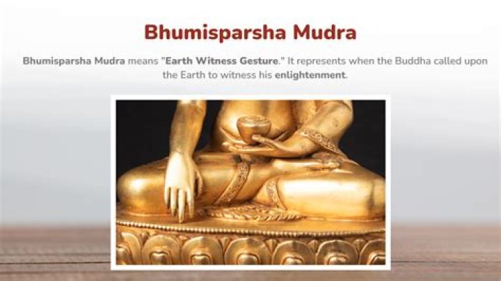 What does Bhumisparsha Mudra mean?