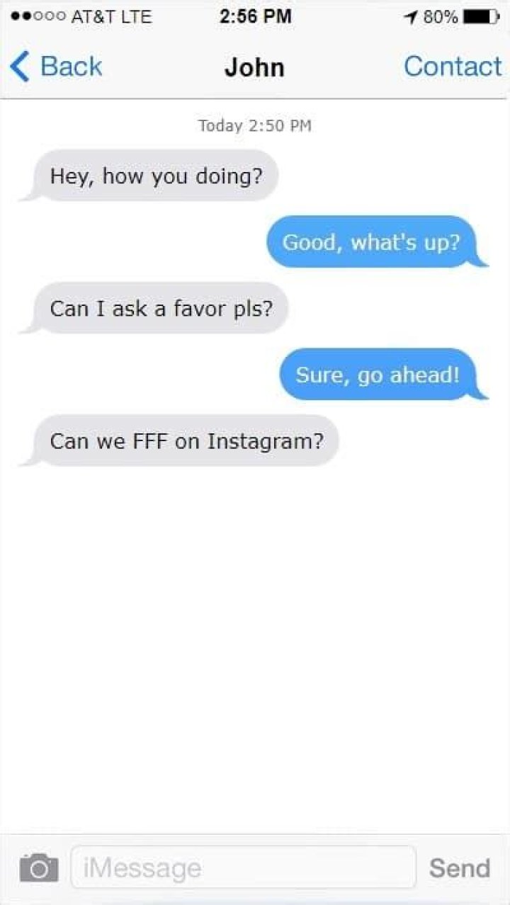 What does FFF mean in texting?
