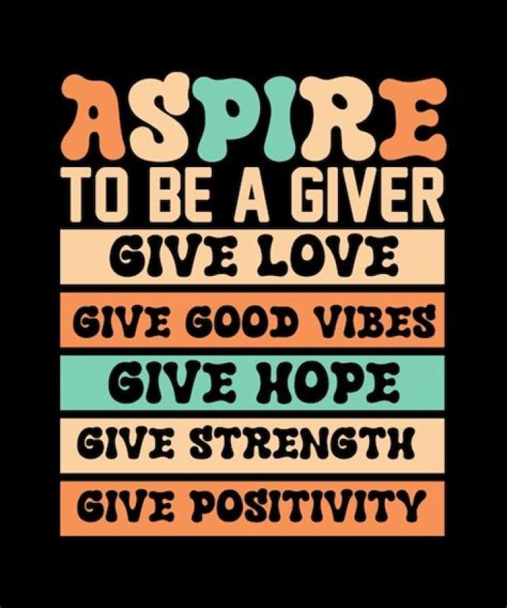What does it mean to be a giver?