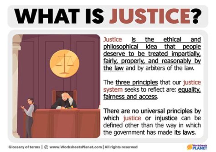 What does justice mean in government?