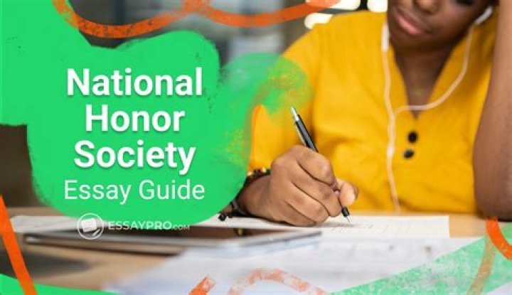 What does National Honor Society mean essay?