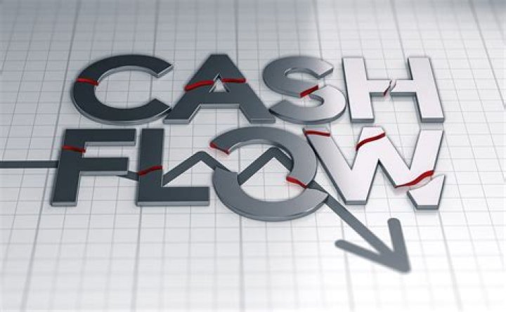 What does negative financing cash flow mean?
