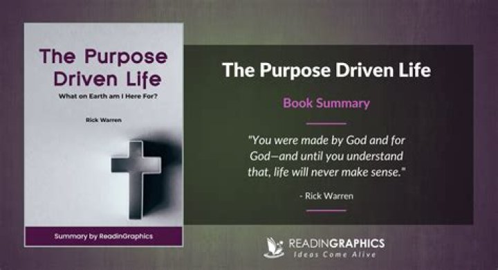What does Purpose Driven Life mean?