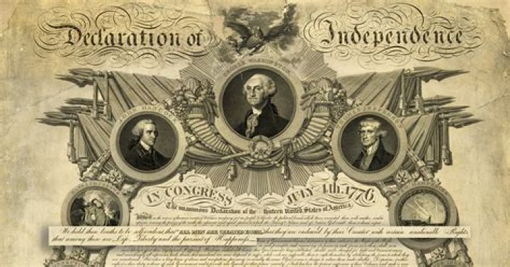 What does the Declaration of Independence say in modern English?