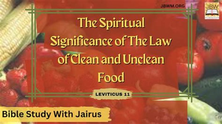 What does unclean in the Bible mean?