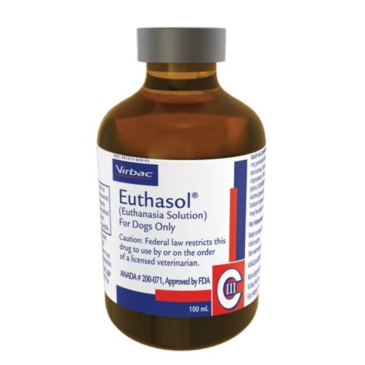 What drug is used to euthanize horses?