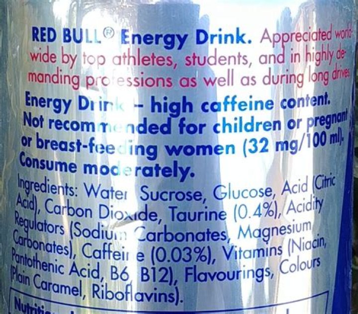 What ingredients are in sports drinks?
