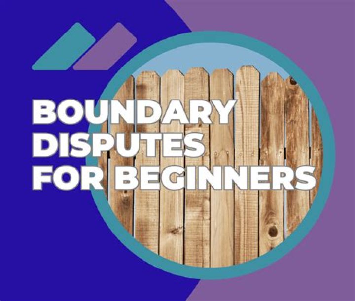 What is a boundary dispute?