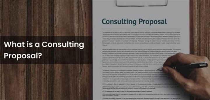 What is a consulting proposal?