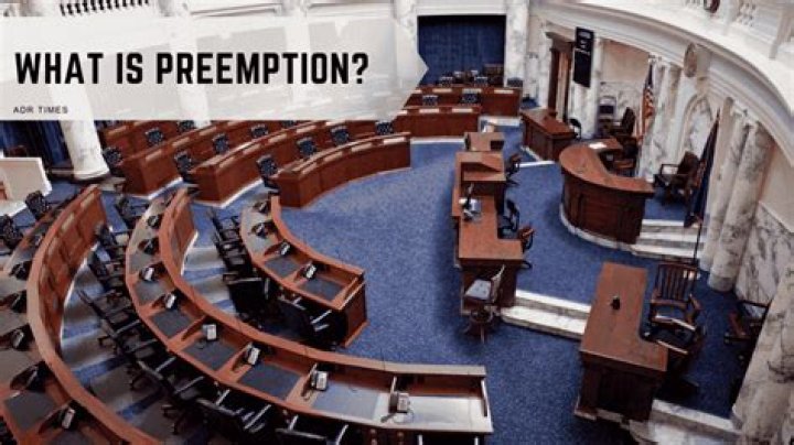 What is a preemption claim?