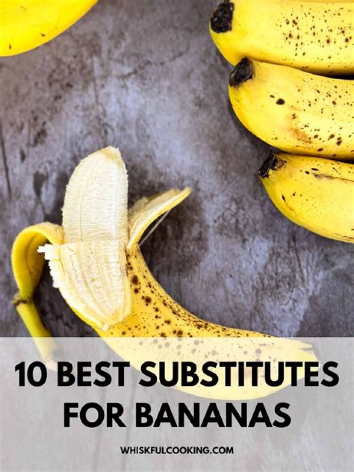 What is a substitute for bananas?