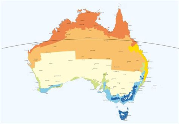 What is a temperate climate in Australia?