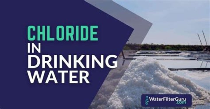 What is chloride in drinking water?