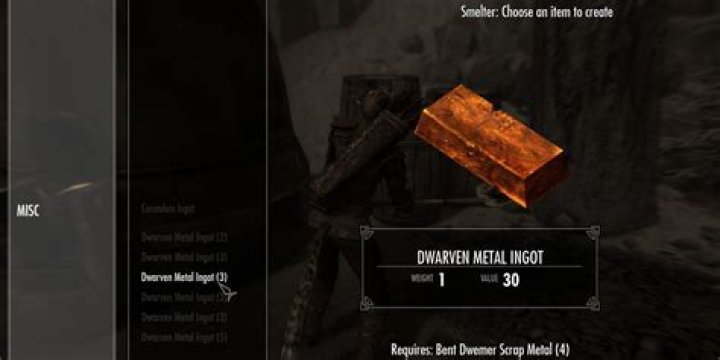 What is dwarven scrap metal used for?