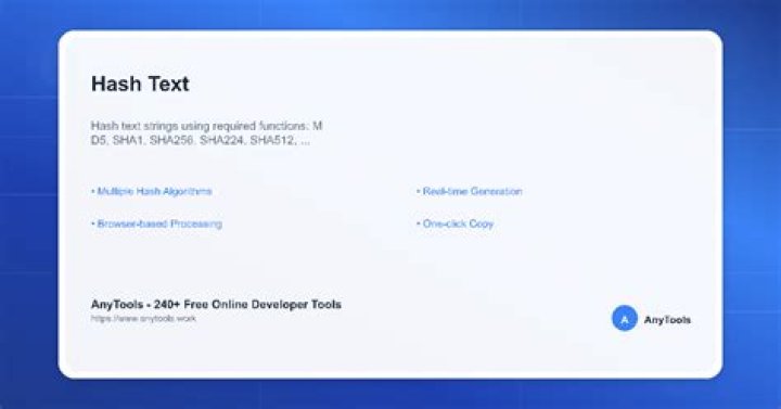 What is hash text?