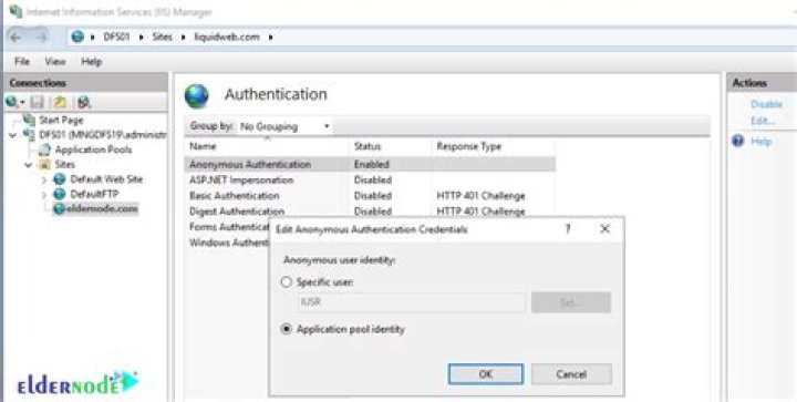 What is Iusr in IIS?
