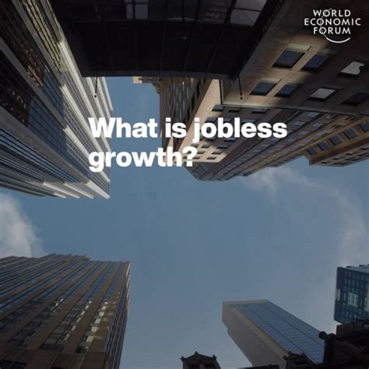 What is jobless growth in economics?