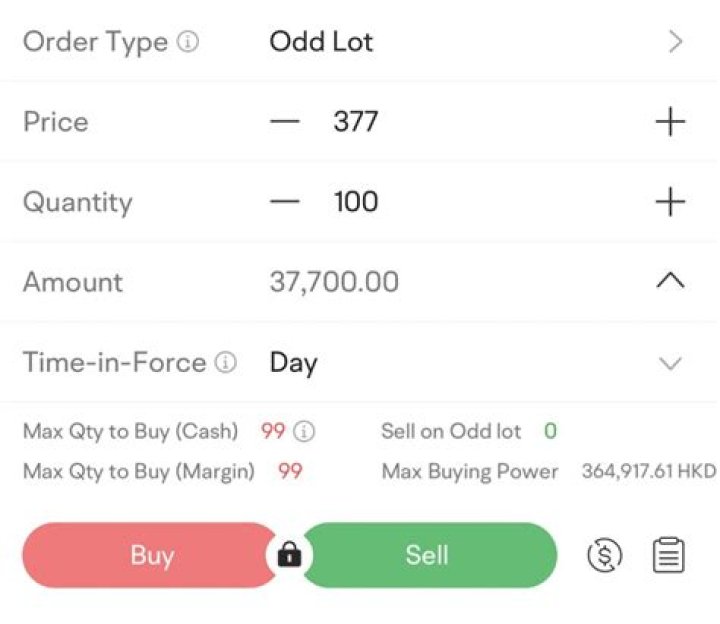What is odd lot order?
