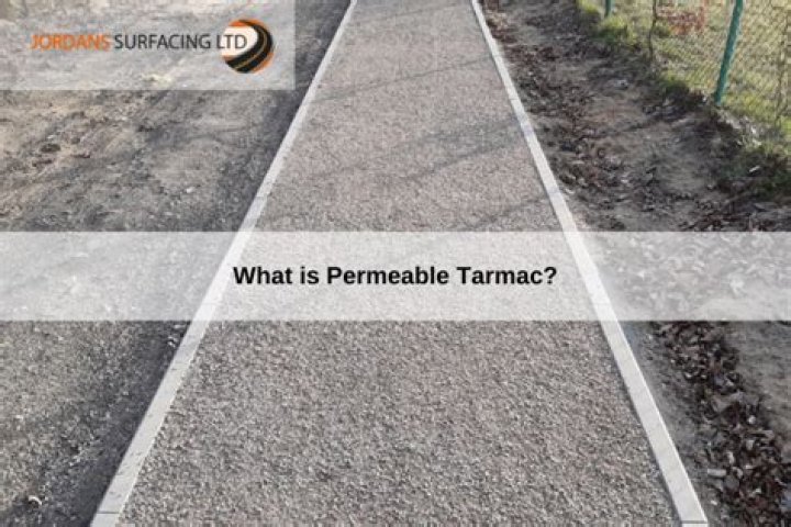 What is permeable tarmac?