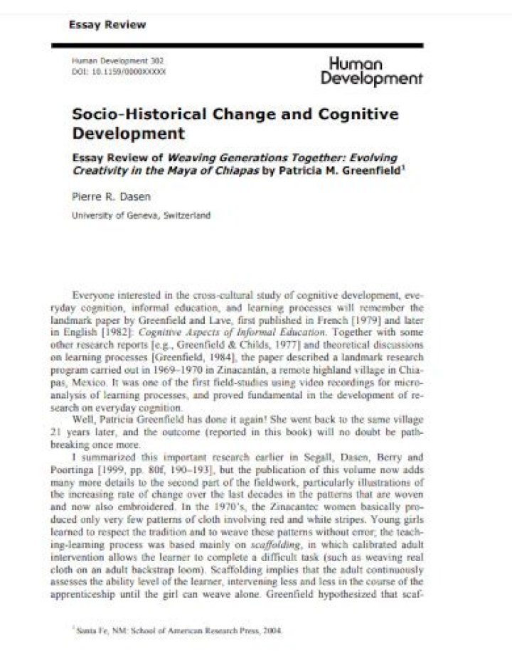 What is socio historical approach?