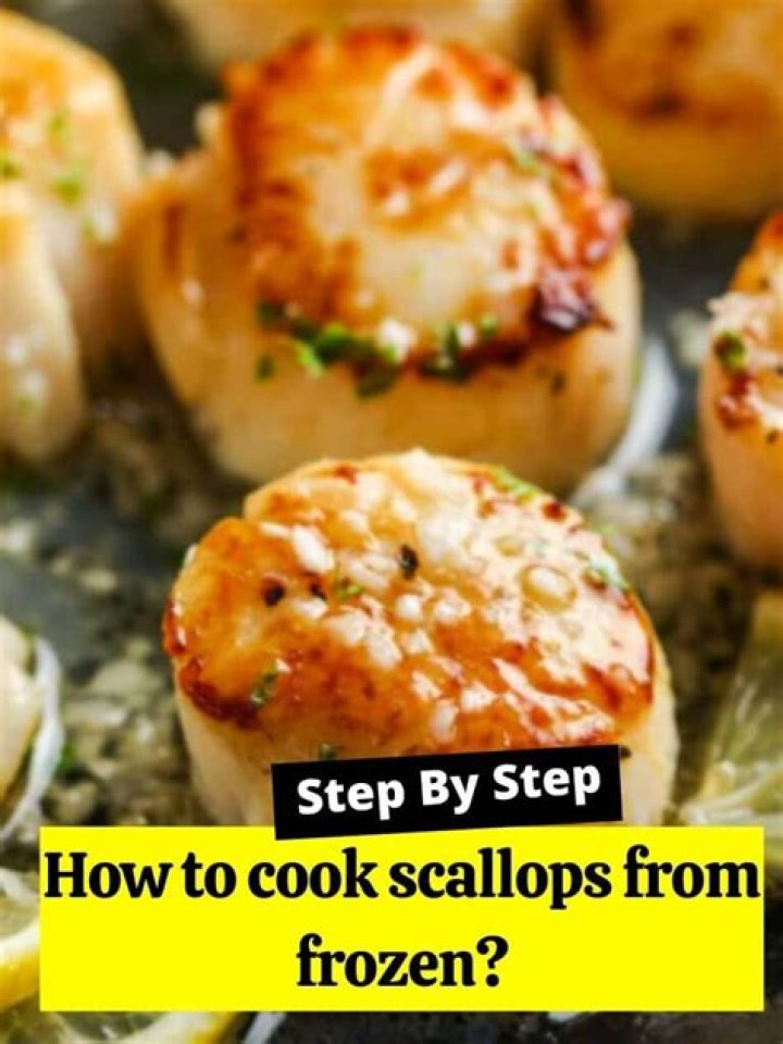 What is the best way to cook frozen scallops?
