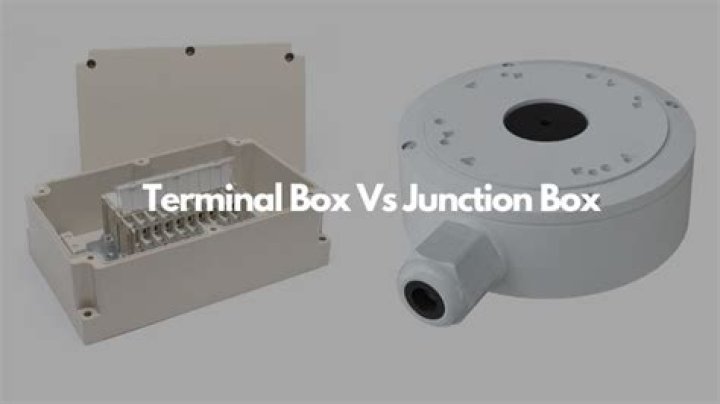 What is the difference between a junction box and a terminal box?