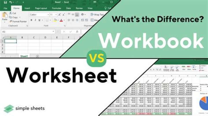 What is the difference between a worksheet and a spreadsheet?