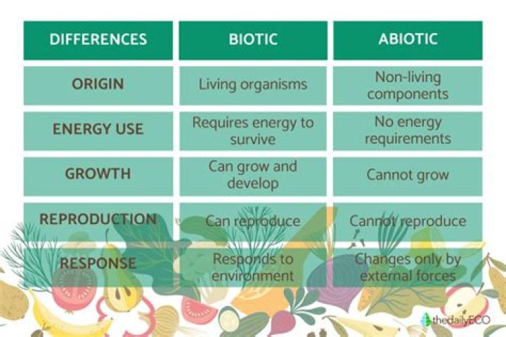 What is the difference between biotic and?