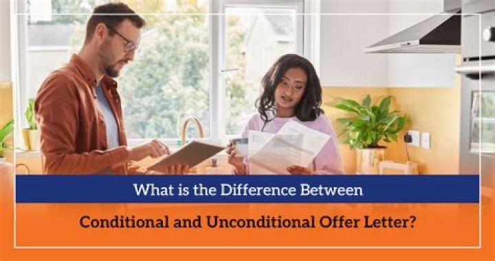 What is the difference between conditional and unconditional offer letter?
