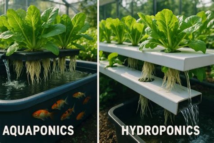 What is the difference between hydroponics and aquaculture?