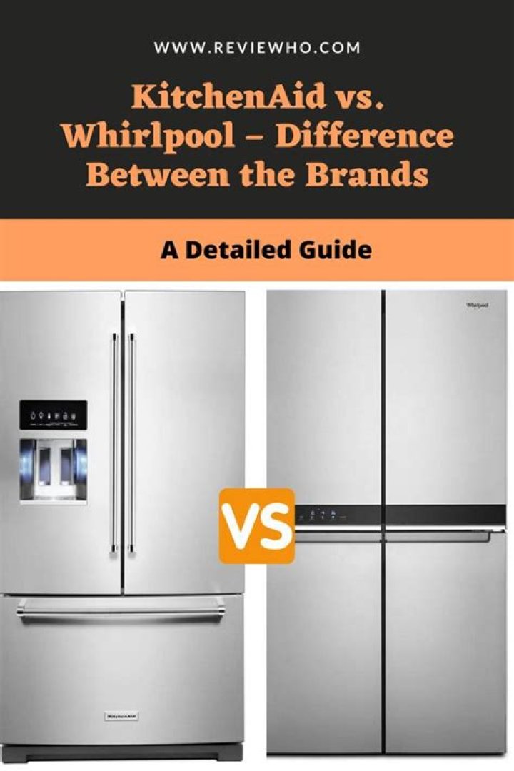 What is the difference between KitchenAid and whirlpool?