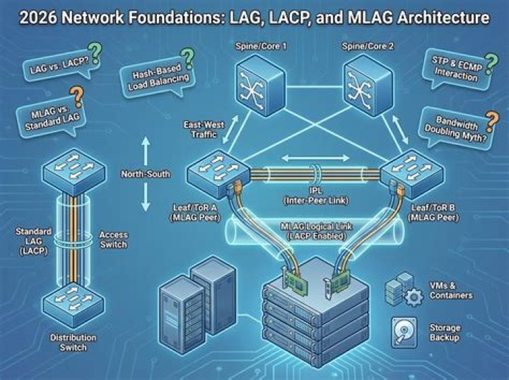 What is the difference between LAG and LACP?