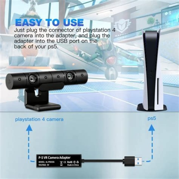 What is the PlayStation 4 camera used for?