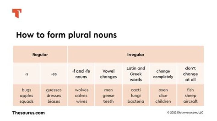 What is the plural for Alias?