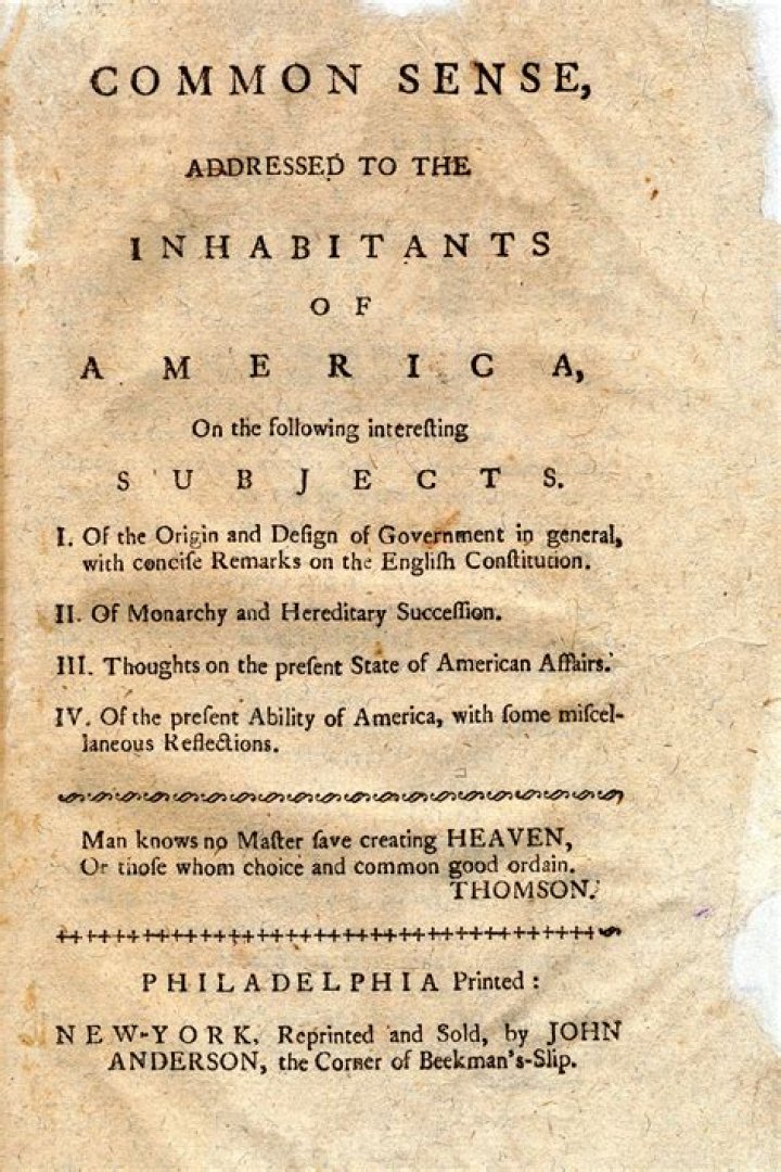 What is the purpose of Paine's pamphlet?