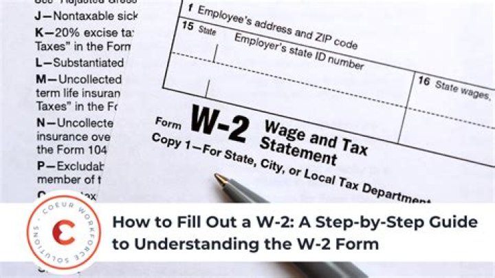 What is the purpose of the W 2 form?