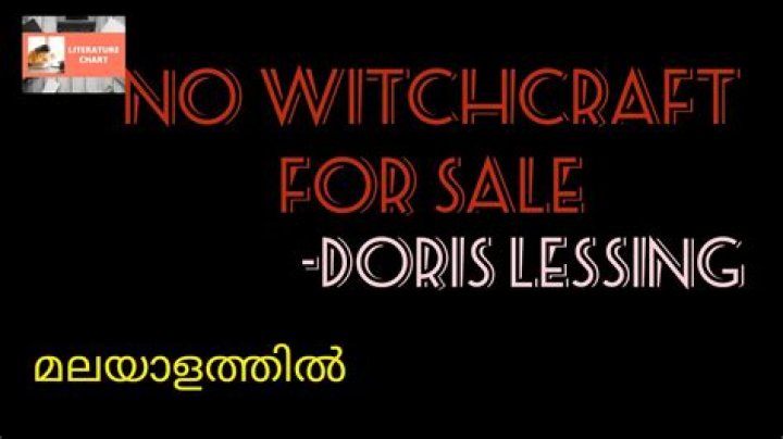 What is the theme for no witchcraft for sale?