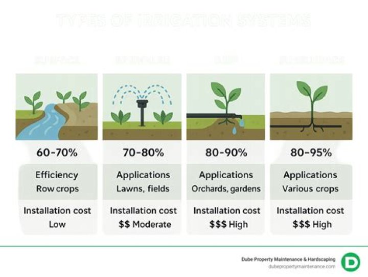 What is types of irrigation?